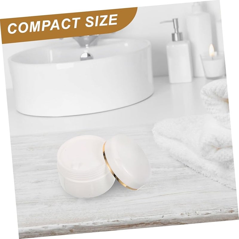 6Pcs 30ml Refillable Cosmetic Jars With Spoons Travel Lotion Containers For Creams - Image 2